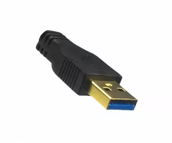 Cavo USB 3.0 da spina A a spina micro B 3.0, contatti placcati oro, nero, 0,50 m, confezione DINIC