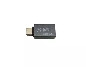 Adapter, USB C Stecker auf USB A Buchse Alu, space grau, DINIC Box