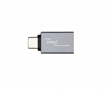 Προσαρμογέας, βύσμα USB C σε υποδοχή USB A αλουμίνιο, γκρι διαστημικό χρώμα