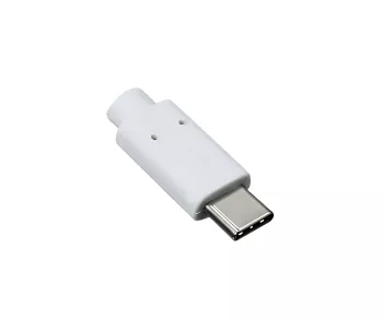 Câble USB 3.1 type C - 3.0 A , blanc, 5Gbps, 3A charging, 1m, Polybag