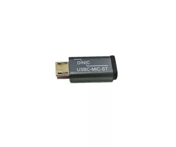 Adaptador, microconector a toma USB C, caja de aluminio, gris espacial, DINIC Box