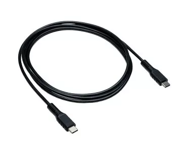 USBCL-C-15S USB type C til C opladningskabel i reklameboks, sort, 1,5 m