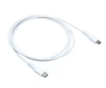 USBCL-C-15W Cablu de încărcare USB tip C la C în cutie promoțională, alb, 1,5 m