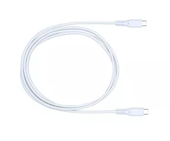 USBCL-C-15W USB C-típusú C töltőkábel promóciós dobozban, fehér, 1,5m