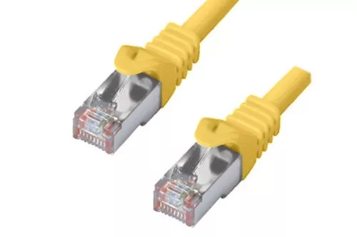 HQ Cat.6 povezovalni kabel PiMF/S-FTP, 5m, LSZH, CU, AWG27, rumen