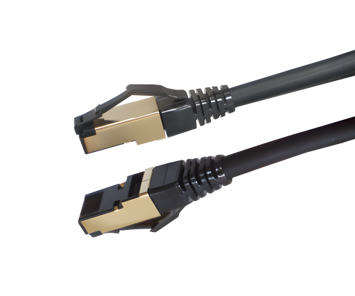 Cat. 8.1 Patchkabel 2000Mhz, 40G, schwarz, Kupfer, LSZH, 0.50m