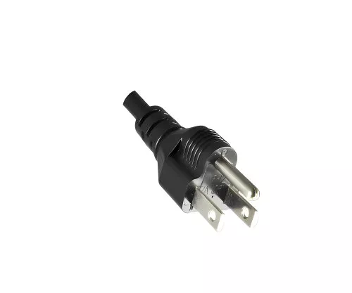 Power cable Japan type B to C5, 0,75mm², approvals: JET/PSE, VCTF, black, length 1.80m