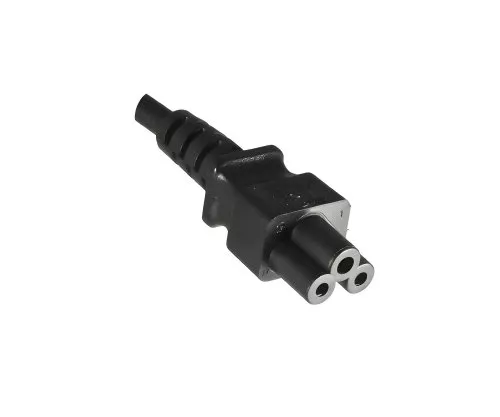 Power cable England UK type G 3A to C5, 0,75mm², approval: ASTA, black, length 1,80m