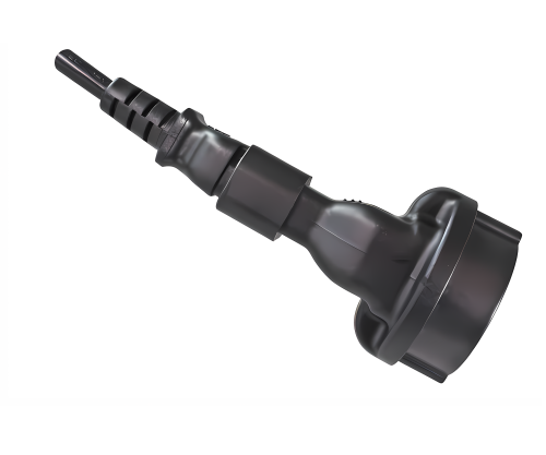 Adaptor de alimentare, adaptor de rețea priză de siguranță CEE 7/3 la fișă IEC C14, adaptor UPS