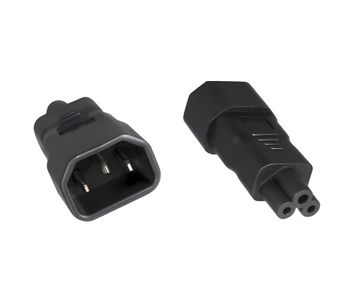 Power adapter, power adapter cold device plug C14 to C5 Mickey Mouse