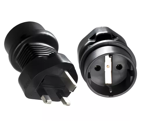 Power adapter England CEE 7/3 socket to UK type G (BS1363) 13A plug, YL-6123