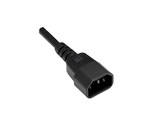 Câble pour appareils froids C13 sur C14, 0,75mm², rallonge, VDE, noir, longueur 1,00m
