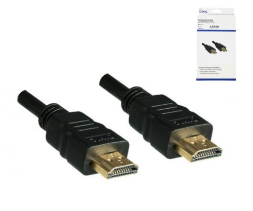 Câble HDMI 19 pins A sur A mâle, High Speed, Ethernet-Channel, 4K2K@60Hz, noir, longueur 1,00m, boîte