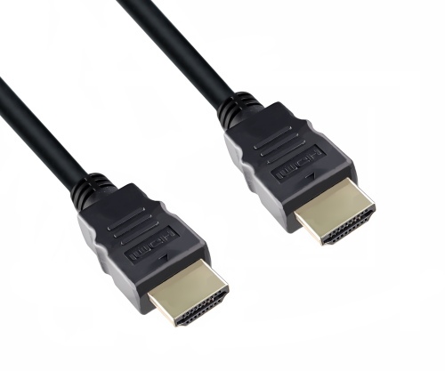 HDMI Kabel 19-pol A auf A Stecker, High Speed, Ethernet-Channel, 4K2K@60Hz, schwarz, Länge 2,00m, Box