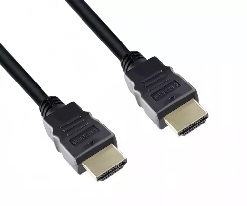 HDMI Kabel 19-pol A auf A Stecker, High Speed, Ethernet-Channel, 4K2K@60Hz, schwarz, Länge 1,00m, Box