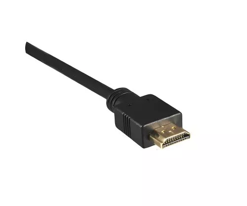 Cavo HDMI da spina A a spina DVI-D, contatti placcati oro, nero, lunghezza 2,00 m, scatola DINIC