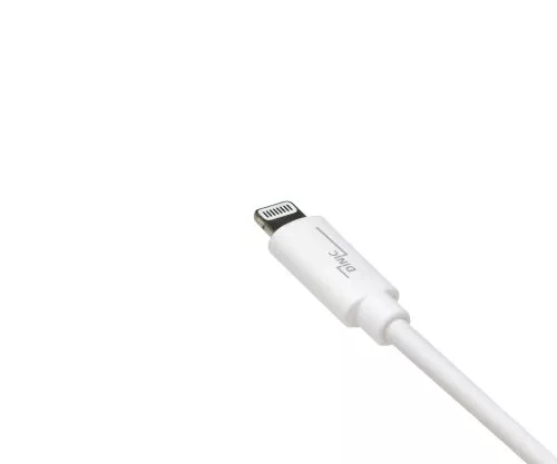 USB A til Lightning-kabel, 2 m, hvid, DINIC Box