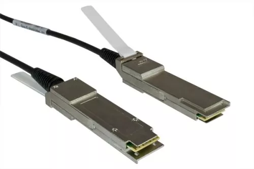 MADISON kobberkabel QSFP til QSFP SFF 8436, 2m til Infiniband og Ethernet op til 40Gb/s, AWG 28