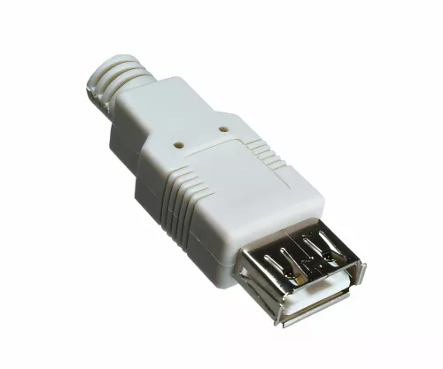 Rallonge USB 2.0 A mâle vers A femelle, UL 2725, 28 AWG/2C, 26 AWG/2C, gris, 3,00m