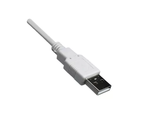 DINIC USB 2.0 Kabel A Stecker auf B Stecker, 28 AWG / 2C, 26 AWG / 2C, grau, 5,00m