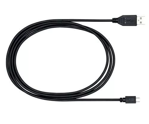 Micro USB-kabel A-kontakt till micro B-kontakt, svart, 1,00 m, DINIC polybag