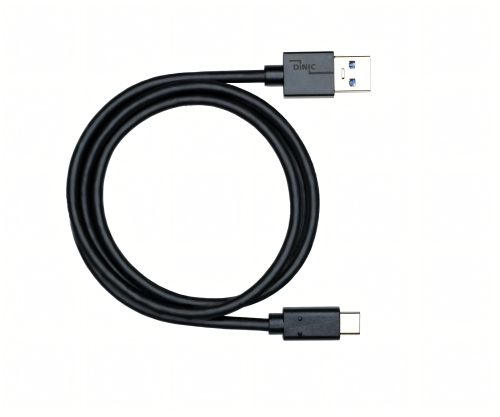 USB 3.1 Cable C male to 3.0 A male, black, 1,00m