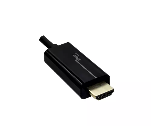 USB 3.1 Kabel Typ C Stecker auf HDMI, 4K2K@60Hz, HDCP, HDR, DP-ALT, schwarz, 2,00m, Polybag