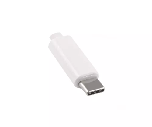 Adapter USB C pistik / RJ45 Gbit LAN, valge, 10/100/1000 Mbps automaatse tuvastamisega, 0,2m, DINIC Box