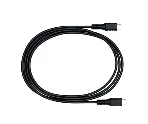 USBCL-C-15S USB type C til C opladningskabel i reklameboks, sort, 1,5 m