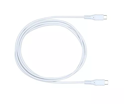 USBCL-C-15W USB C-típusú C töltőkábel promóciós dobozban, fehér, 1,5m