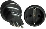 Power adapter Italy CEE 7/3 female to ITA 3pin male type L, YL-4523