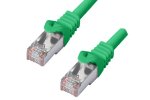 HQ Cat.6 patch cord PiMF/S-FTP, 1m LSZH, CU, AWG27, green