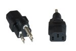 Tápegység adapter Amerika C13 aljzat NEMA 5-15P 3pin dugó B típusú dugóhoz, YL-1212