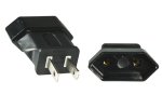 Adaptador de corriente América Enchufe NEMA 1-15P a toma Europlug EN50075, YL-1122