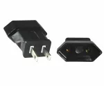 Adaptador de corriente América Enchufe NEMA 1-15P a toma Europlug EN50075, YL-1122