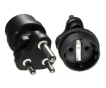 Power adapter South Africa/India CEE 7/3 female to ZAF 3pin male type M, YL-8023