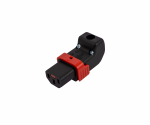 IEC-LOCK IEC60320-C13 Stecker unten o. oben gew. montierbarer Steckverbinder mit Verriegelung