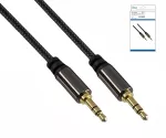 Premium Audiokabel 3,5mm Klinke St. auf St., 0,50m