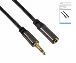 Premium Audiokabel 3,5mm Klinke St. auf Bu., 2m