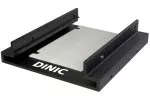 Aluminiowa rama montażowa DINIC dla 2 dysków 2,5", odpowiednia dla dysków SSD, SATA lub IDE