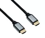 Cavo HDMI 2.1, 2x spina in alluminio, 2 m 48Gbps, 4K@120Hz, 8K@60Hz, 3D, HDR, DINIC Polybag