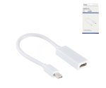 Adapter Mini DP moški do HDMI-A ženski, 0,15 m DisplayPort 1.2, HDMI 1.4b, 4K2K (30 Hz), bel, škatla