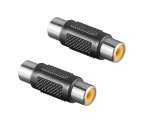 Double Adapter RCA female, for connecting RCA cables, 2 pcs.