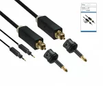 DINIC Toslink Kabel, 4mm Ø, schwarz, 5m DINIC Monaco Range, HQ Stecker, schwarz