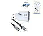 Захранващ адаптер USB C 45W + кабел USB-C към Lightning, бързо зарядно устройство с PD3.0 и PPS + кабел Lightning HQ, 2 м, кутия DINIC
