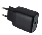 Carregador/fonte de alimentação USB C 20W, Power Delivery 5V/3A; 9V/2,22A (PD3.0), preto