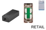 Módulo de conexión DINIC Cat.6, tecnología de conexión UTP/STP mediante LSA, apantallado, AWG 24