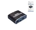 Adaptador SCART-HDMI, vídeo e áudio analógicos para HDMI até 1080p@60Hz, caixa DINIC