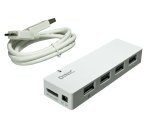 DINIC USB 3.0 4 portos HUB Plug 'n Play Buspower, csatlakozókábellel együtt