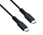 USB Typ C auf C Ladekabel, schwarz, 1.5m 2x USB Typ C Stecker, 60W, 3A, DINIC Polybag